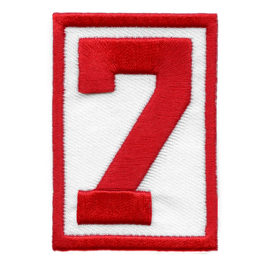 Ted Lindsay #7 Memorial Jersey Patch (White) 
