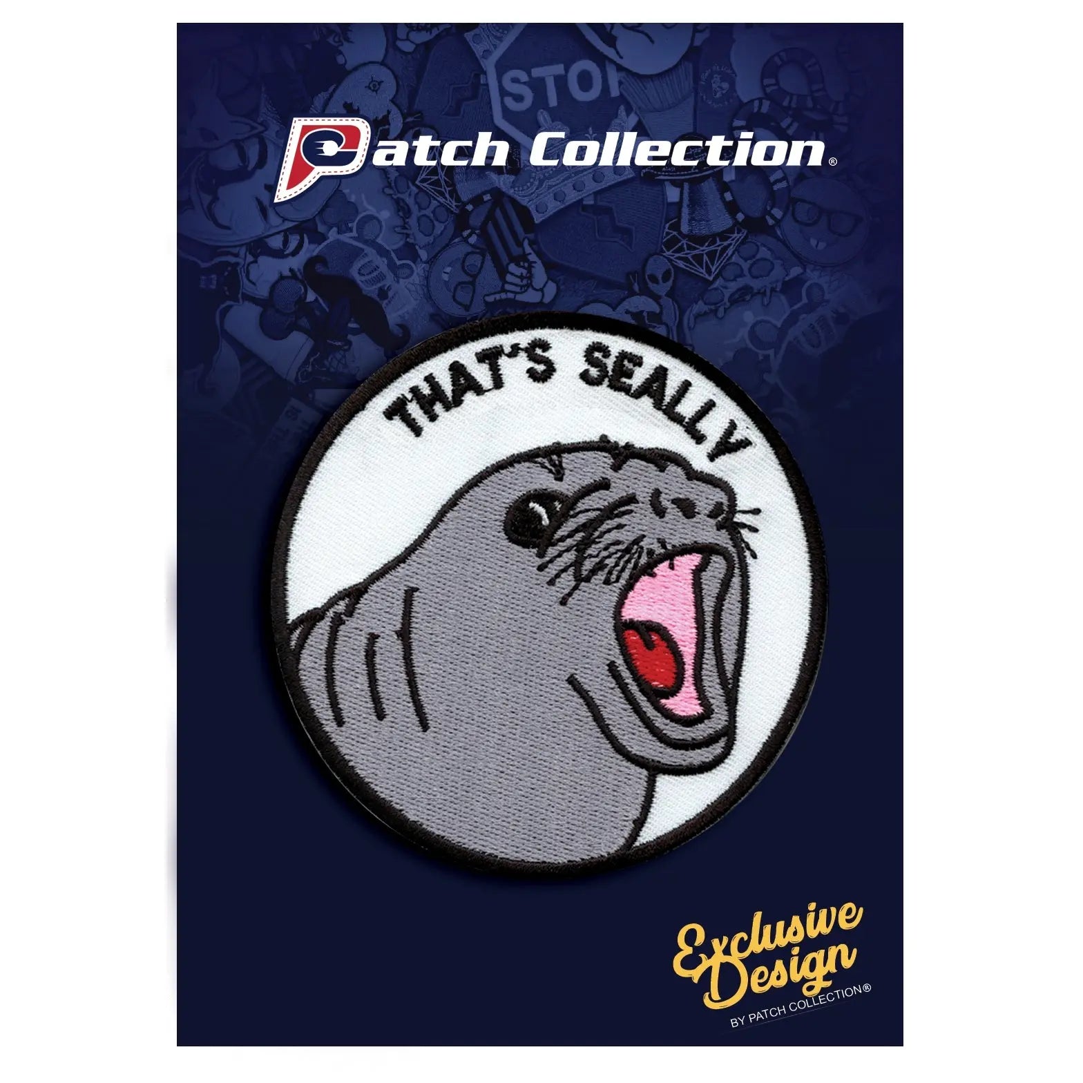 That's Seally Iron On Patch