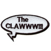"THE CLAWWW!!!" Word Bubble Embroidered Iron On Patch 