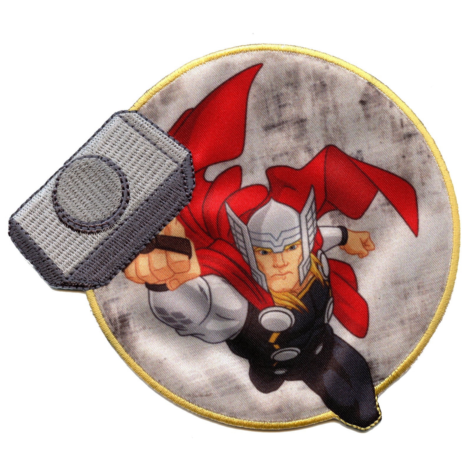 Marvel Avengers Flying Thor Embroidered Iron On Applique Patch