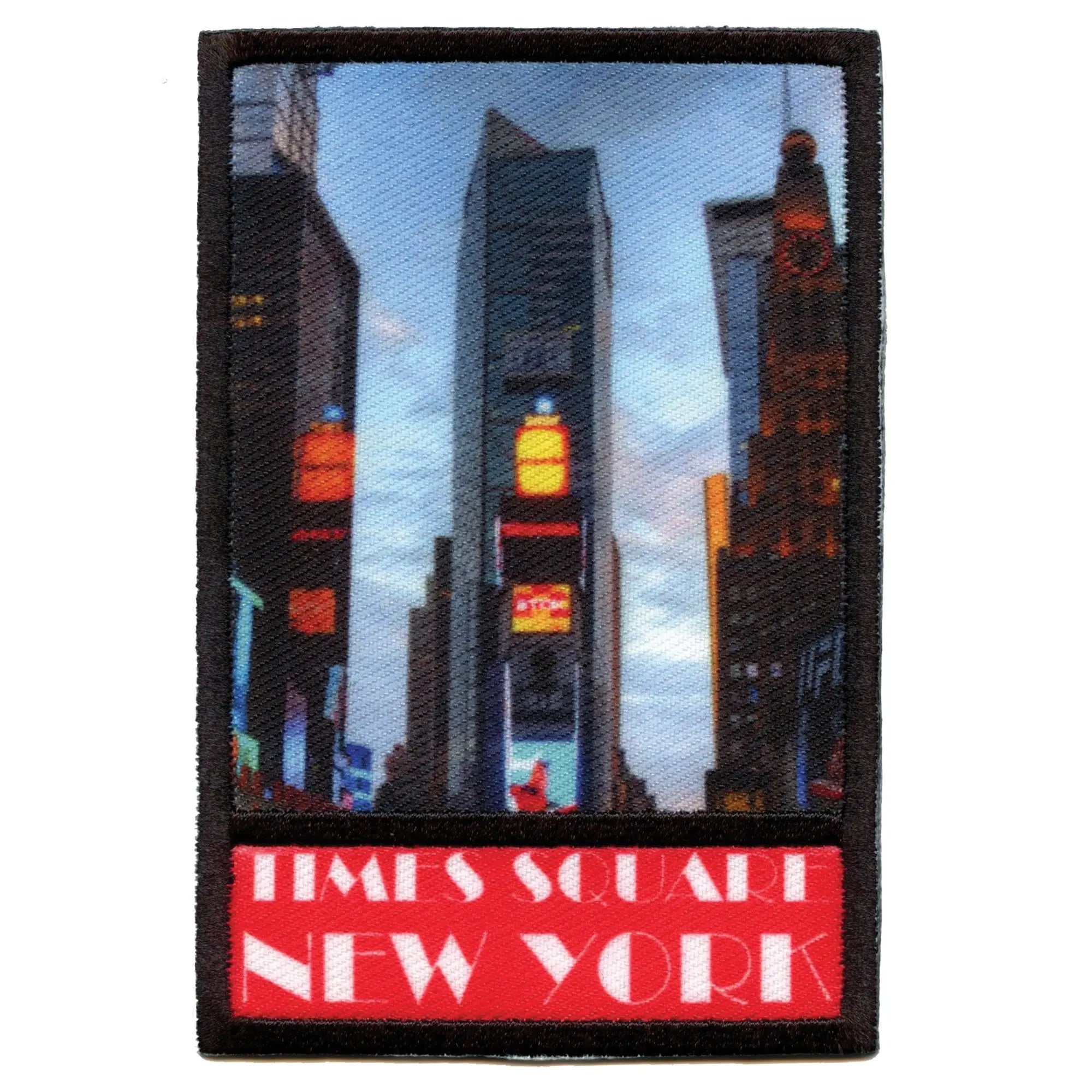 Times Square New York Embroidered Iron On Photo Patch