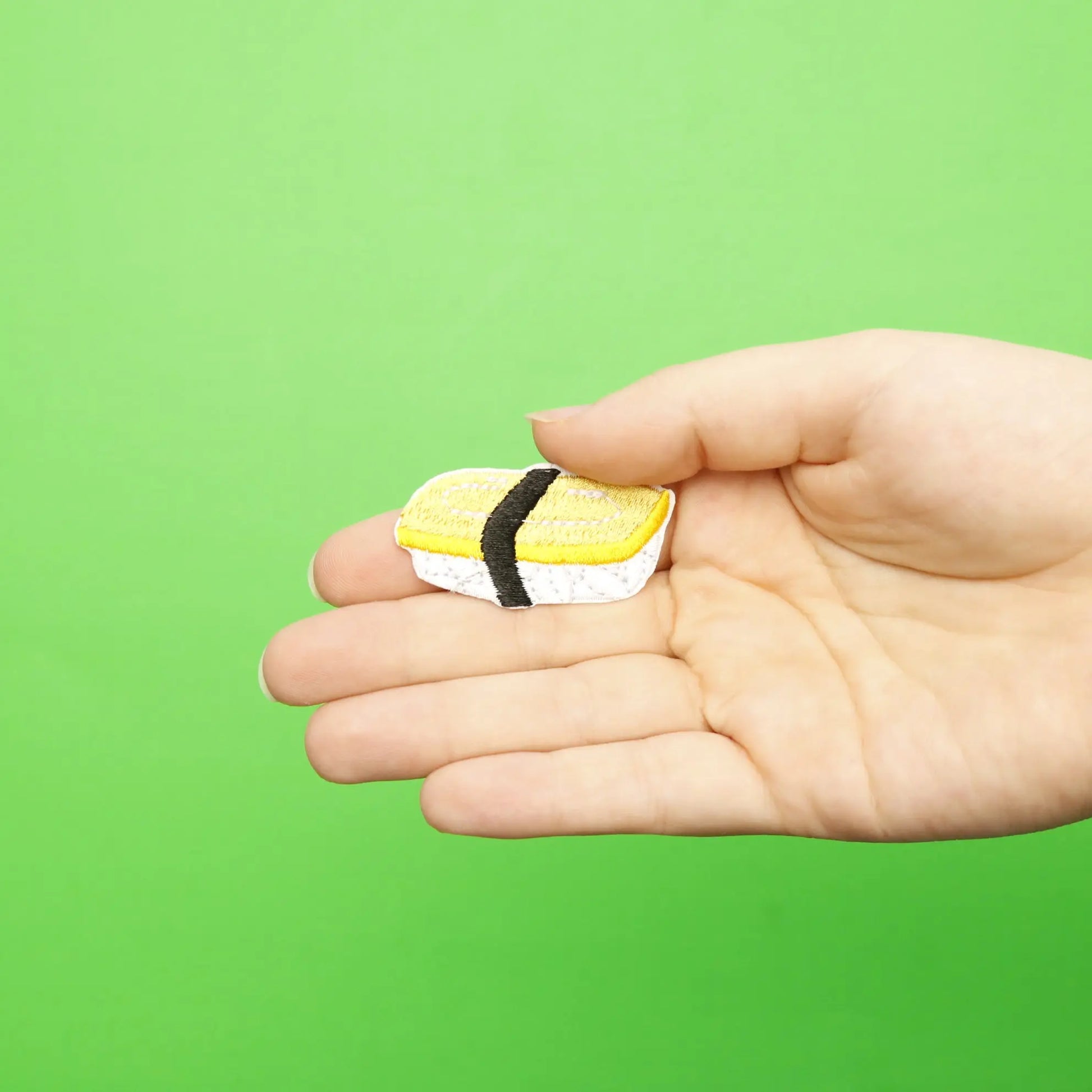 Tomago Egg Sushi Embroidered Iron On Patch