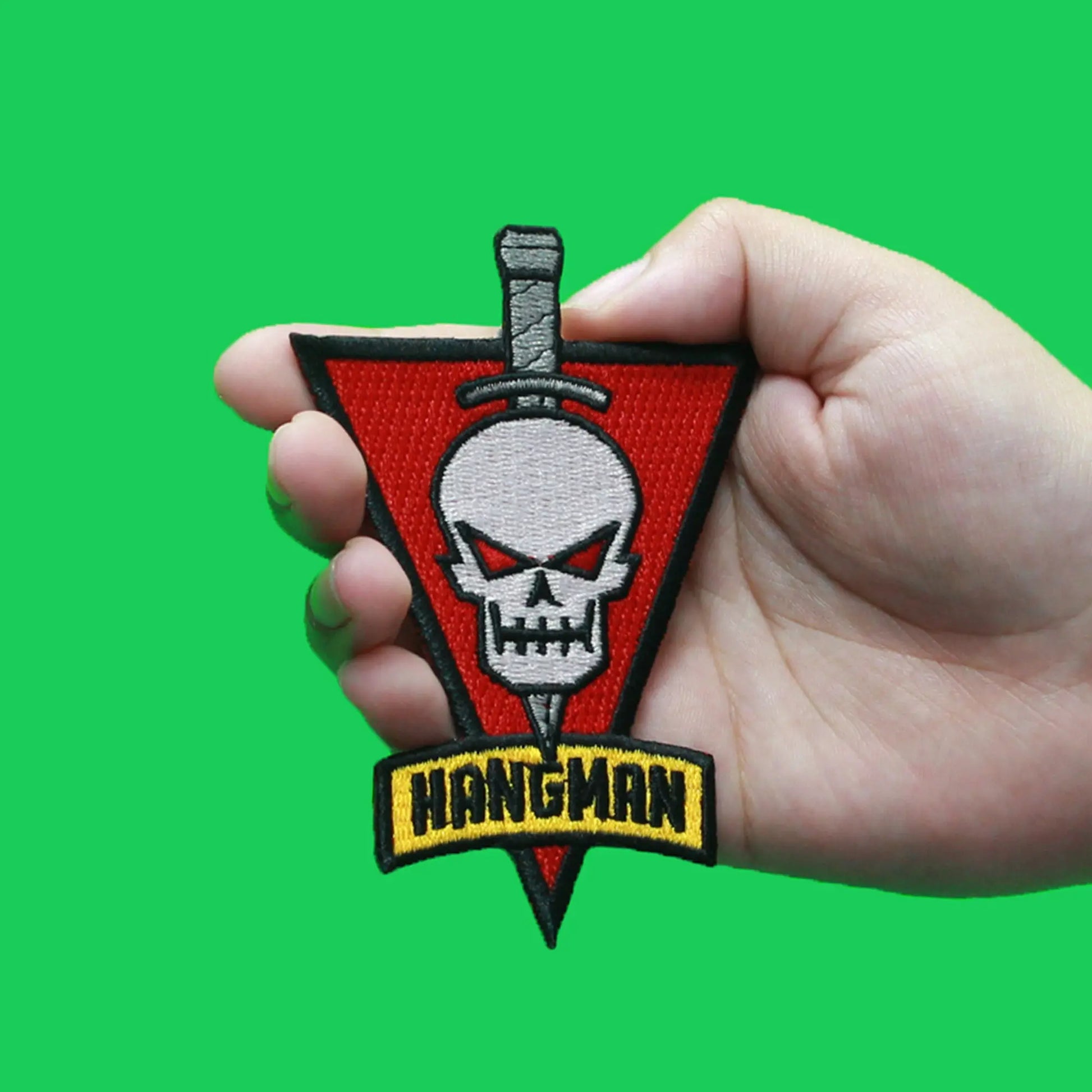Top Gun Maverick Hangman Badge Patch Classic Pilot Skull Embroidered Iron On