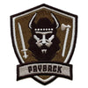 Top Gun Maverick Payback Badge Patch Classic Pilot Viking Embroidered Iron On