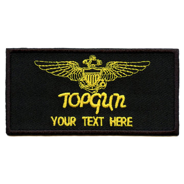 Personalized Airforce Nametag Badge Embroidered Iron On Patch