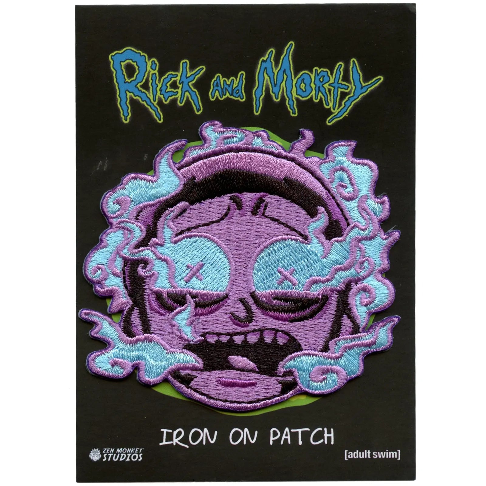Rick and Morty Burnt Out Morty Embroidered Iron On Patch 