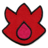 Gym Badge Patch Volcano Icon Embroidered Iron On 