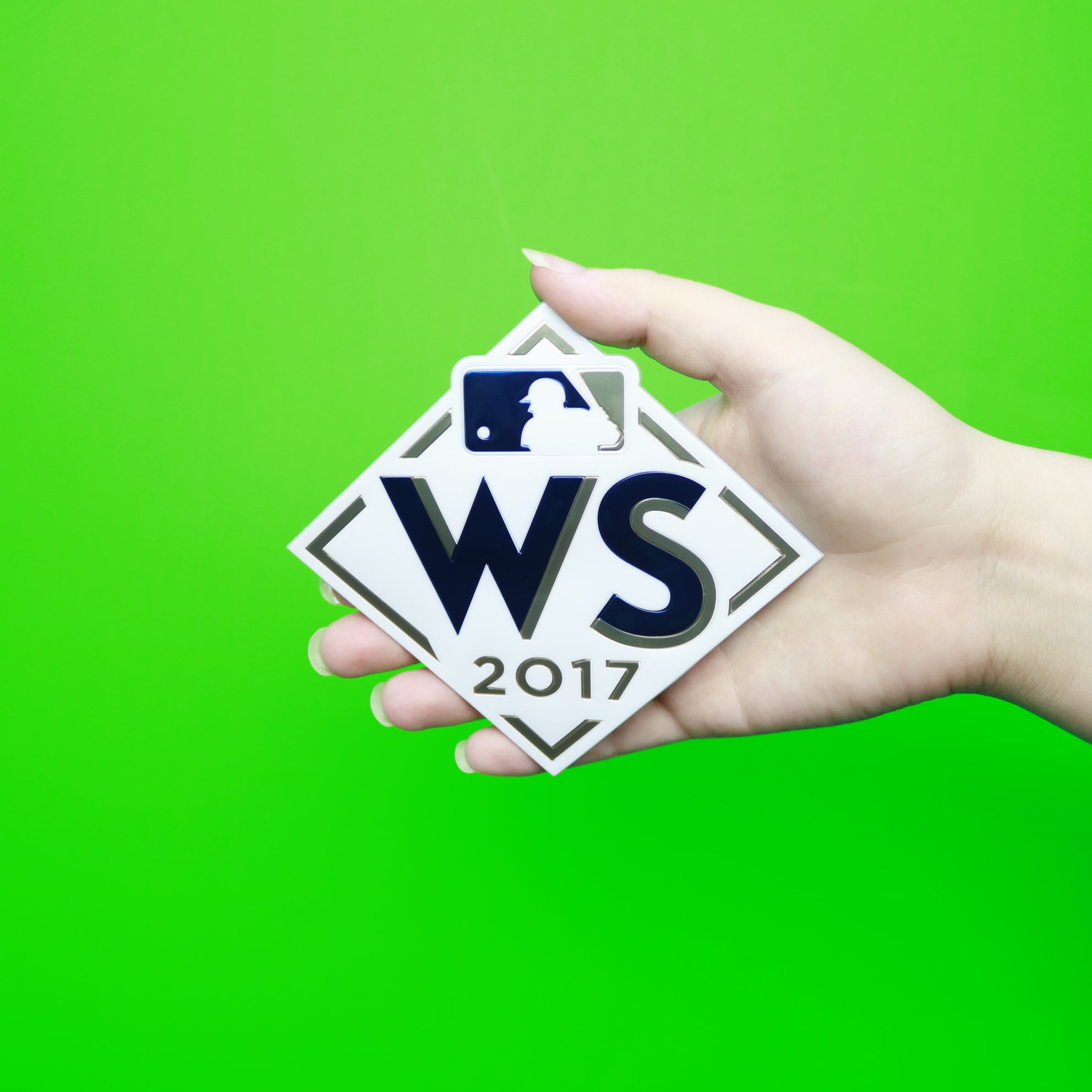 2017 MLB World Series Emboss Tech Jersey Patch Los Angeles Dodgers Houston Astros