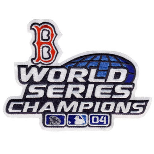 2004 Boston Red Sox MLB World Series Champions Jersey Patch Alternate Version 