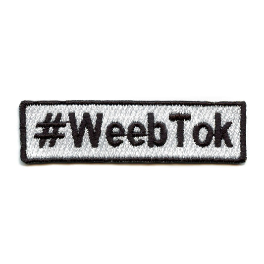 #WeebTok Patch Popular Hashtag Embroidered Iron On