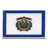 West Virginia Patch State Flag Embroidered Iron On 