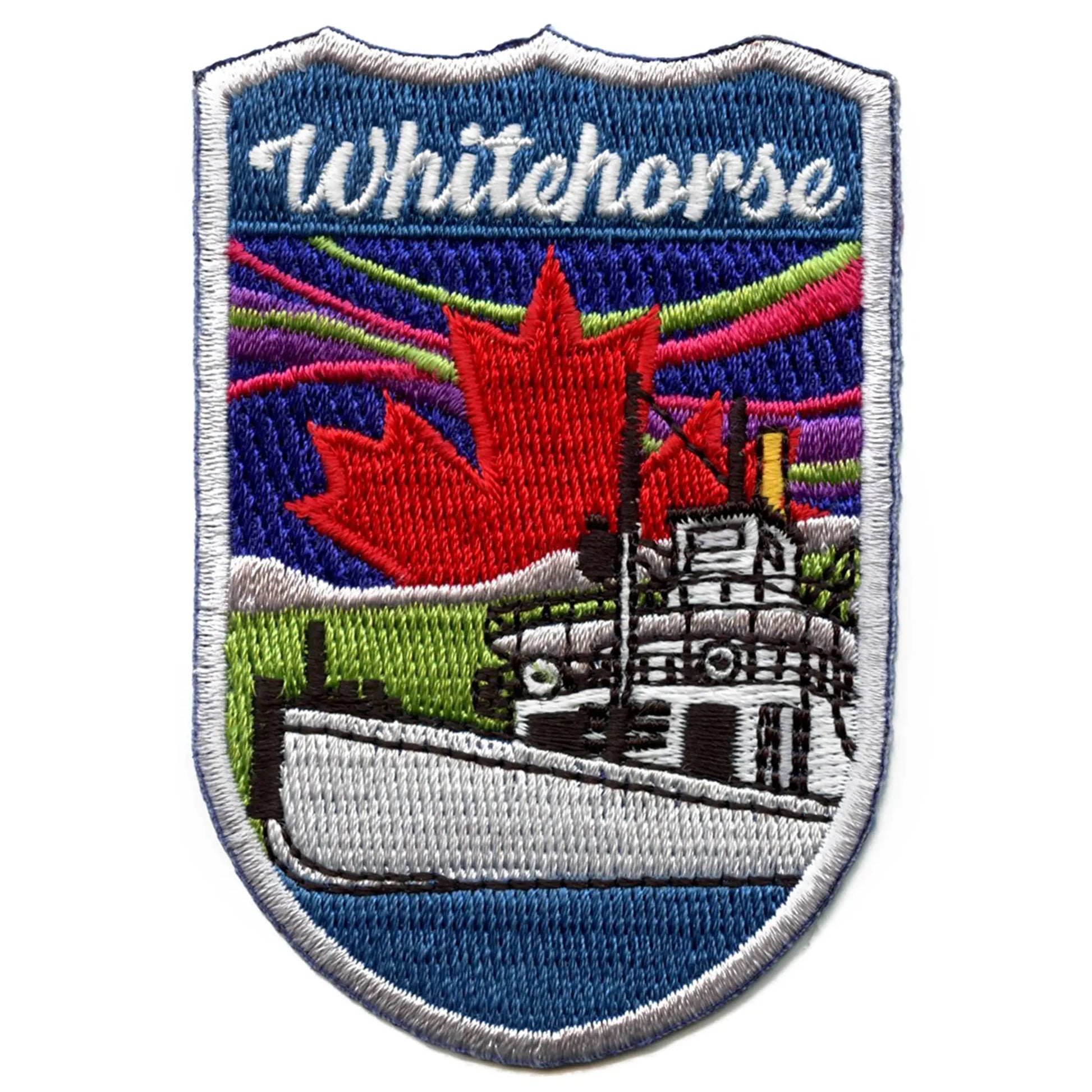 Canada Shield Patch Whitehorse Embroidered Iron On