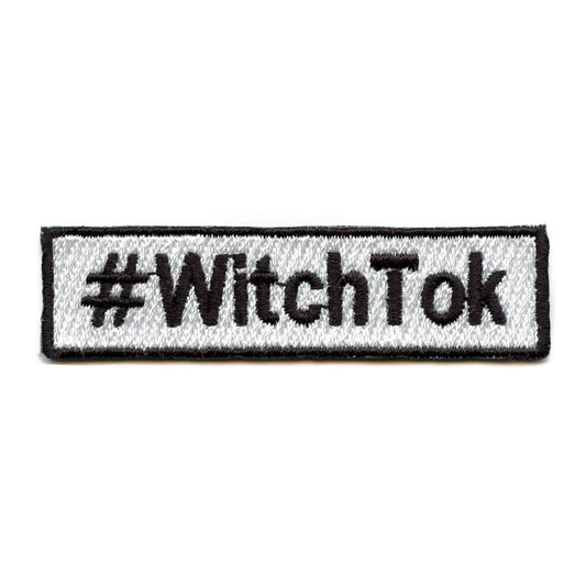 #WitchTok Patch Popular Hashtag Embroidered Iron On