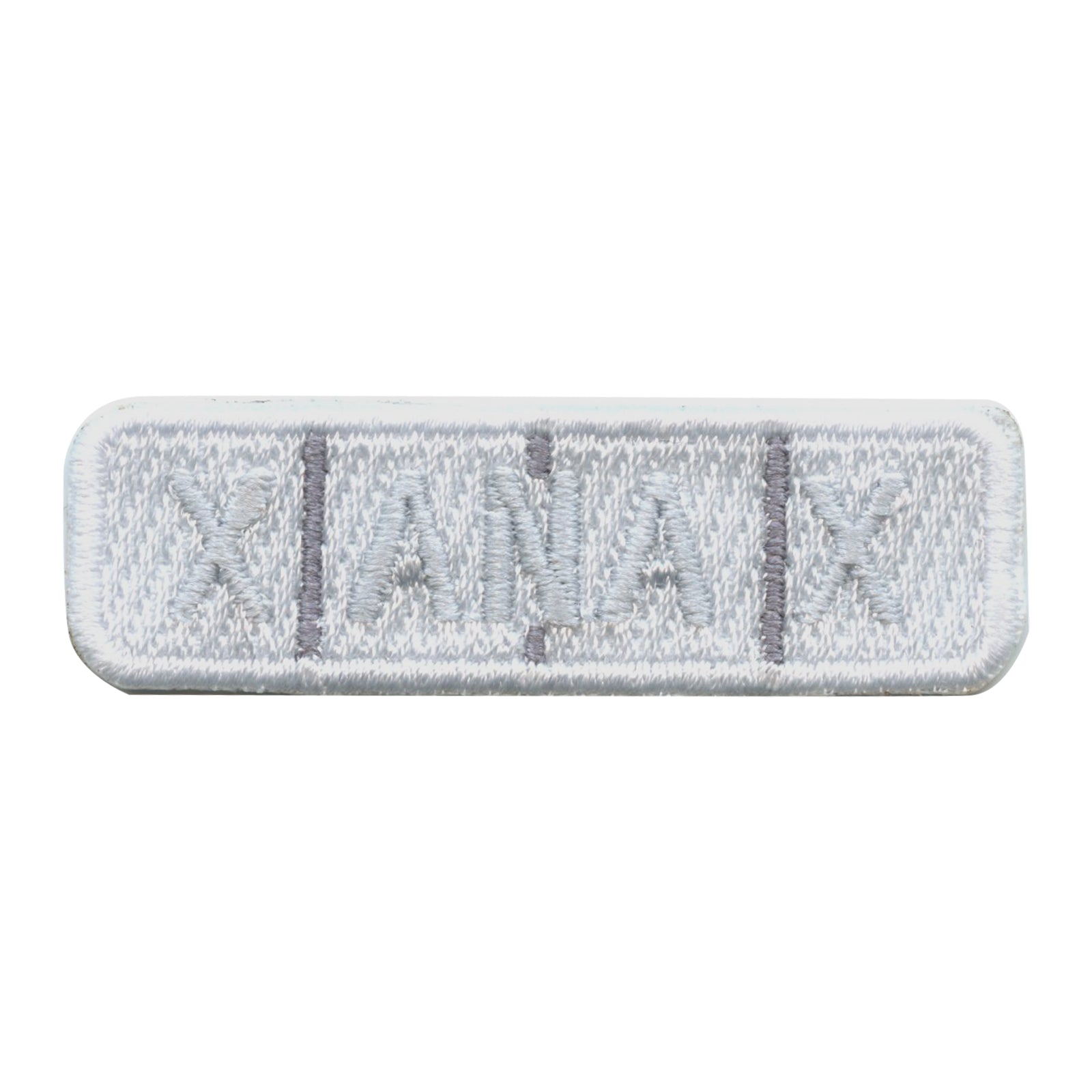 Xany Bar Pill Embroidered Iron On Patch