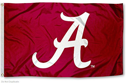 University of Alabama Crimson Tide Logo 3' X 5' Flag With Metal Grommets