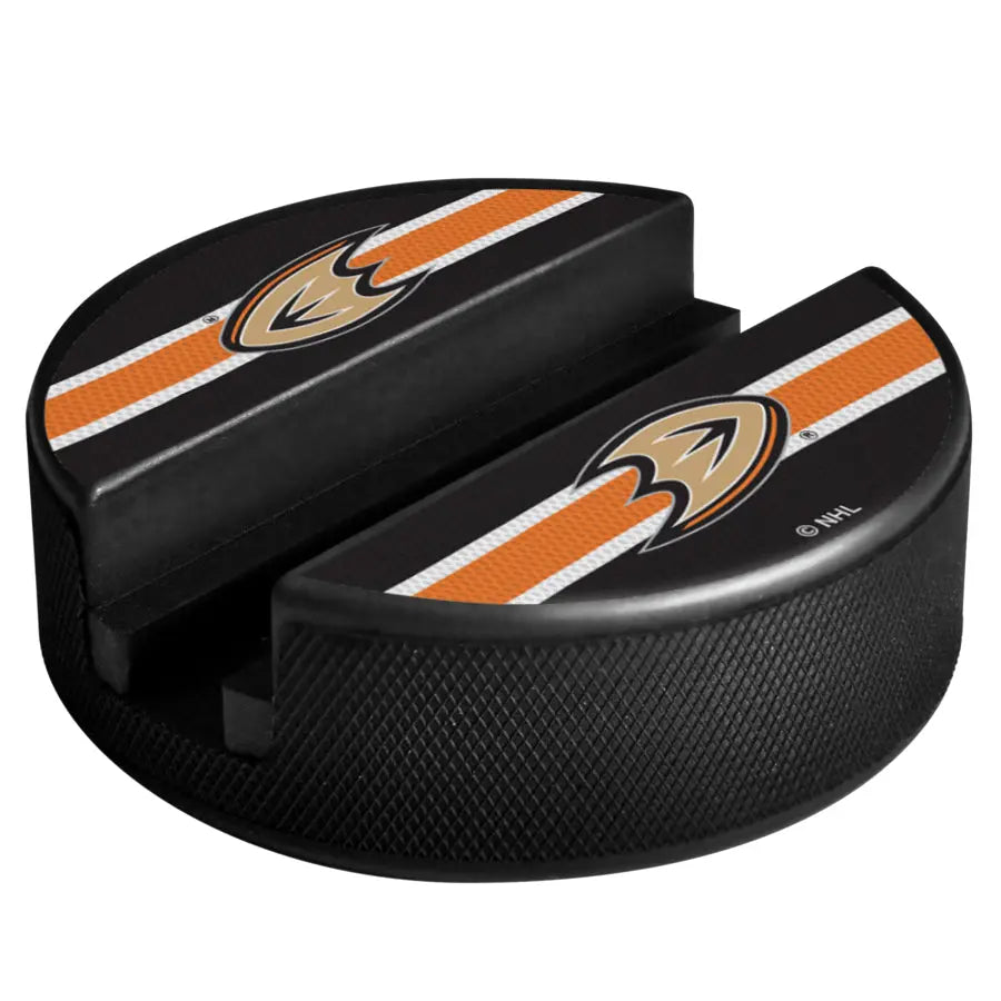 Anaheim Ducks Phone Device Hockey Puck Holder