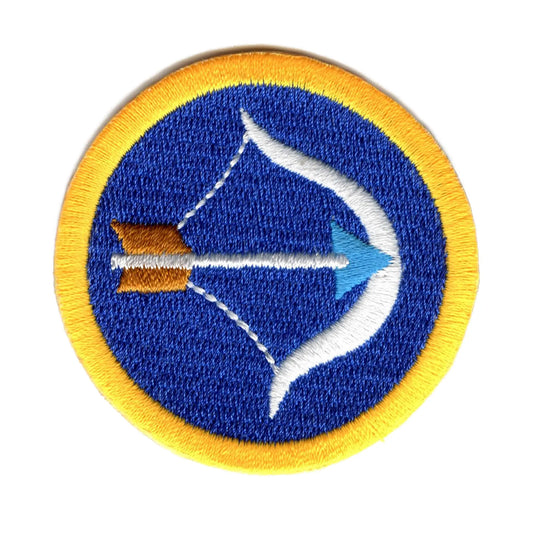 Archery Wilderness Scout Merit Badge Iron on Patch 
