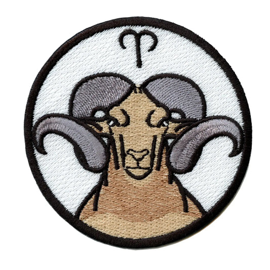 Aries Zodiac Sign Iron On Patch 