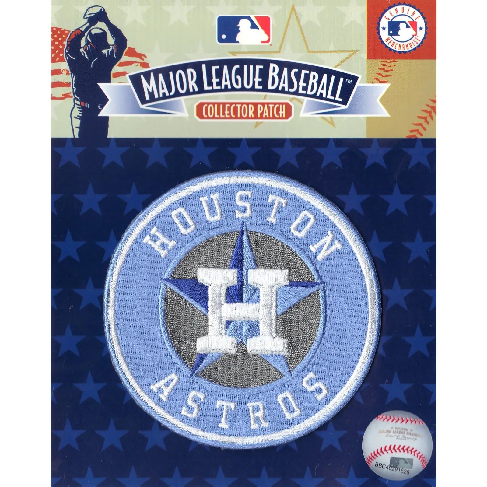 Houston Astros Fathers Day Blue Sleeve Jersey Patch
