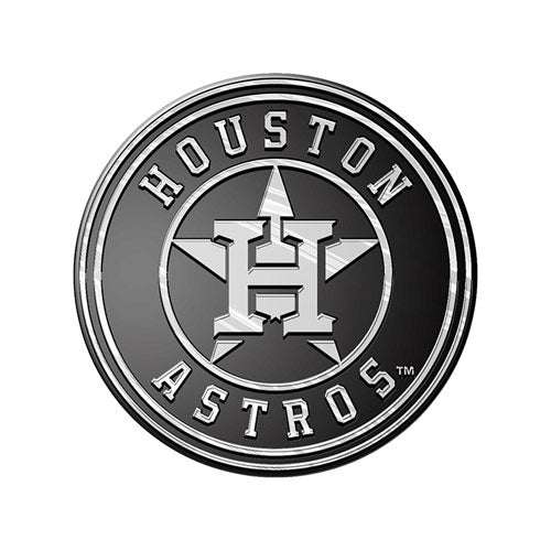 Houston Astros Car 3D Chrome Auto Emblem