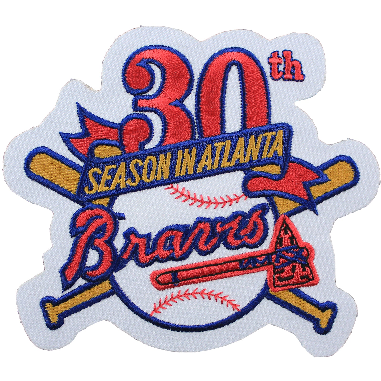 1995 Atlanta Braves 30th Anniversary Jersey Sleeve Patch – Patch