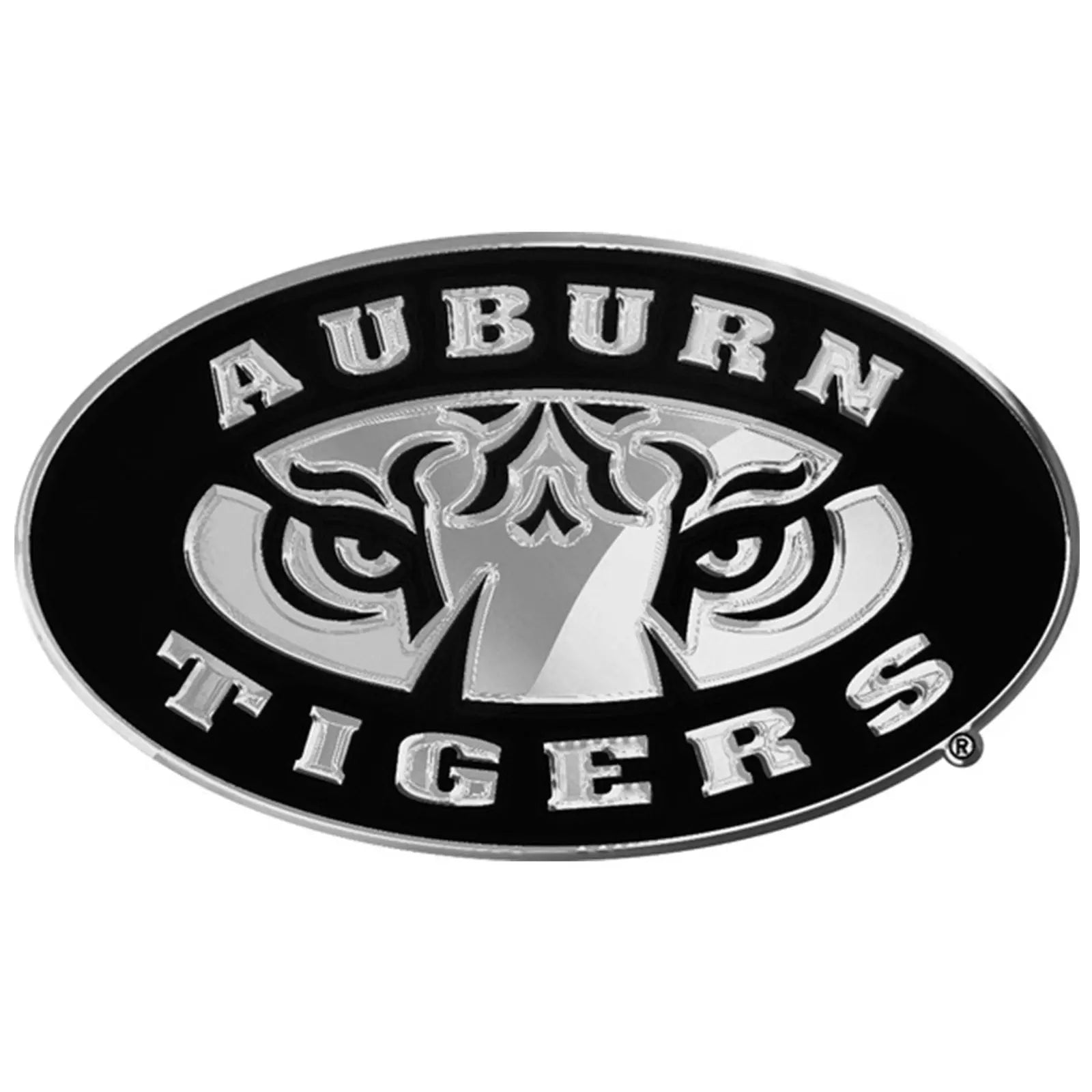 Auburn Tigers Oval Tiger Eyes Team Logo Auto Car Solid Metal Emblem