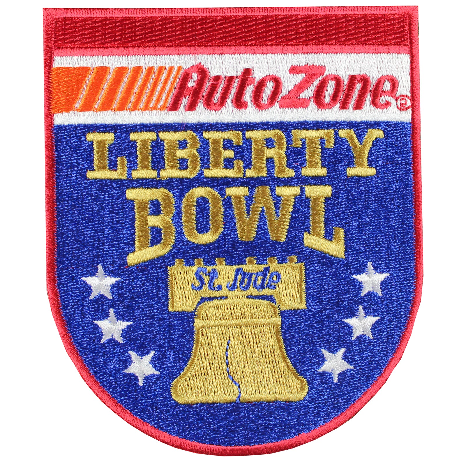 Auto Zone Liberty Bowl Game Jersey Patch Georgia Vs TCU 2016