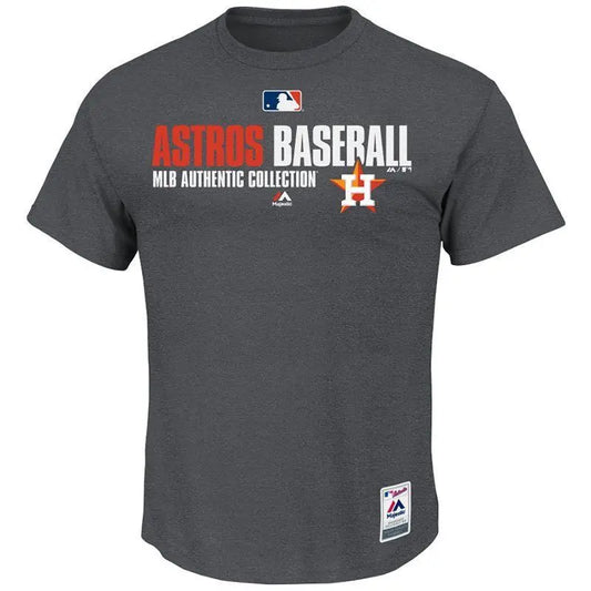 Houston Astros Men 'Authentic Collection' Gray T Shirt 