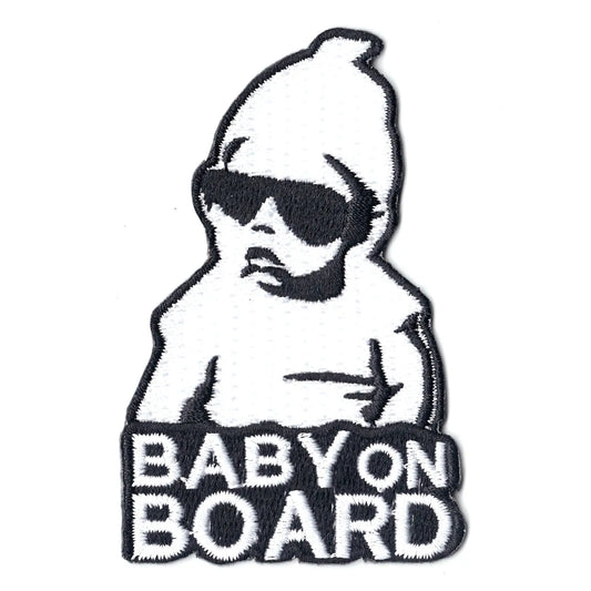 Baby On Board Iron On Patch