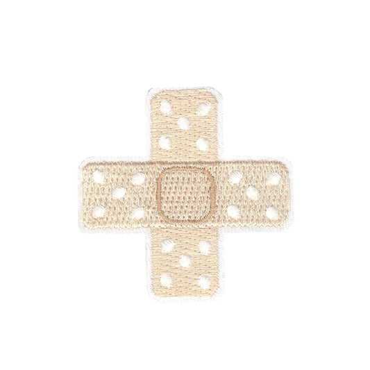 Band-Aid Emoji Iron On Embroidered Patch 
