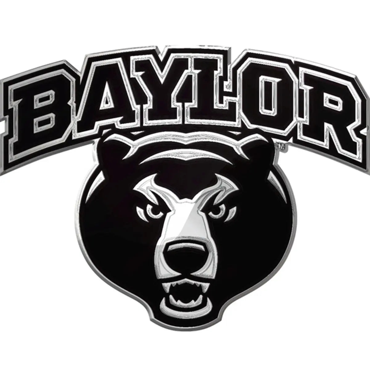 Baylor Bears Word-mark NCAA College Team Logo Auto Car Solid Metal Emblem