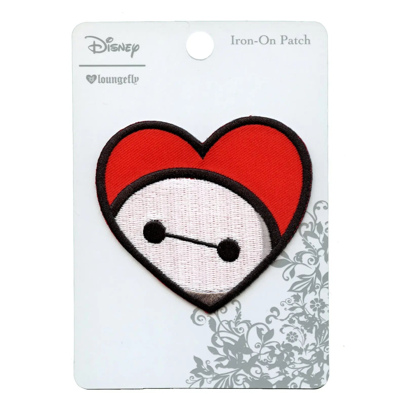 Big Hero 6 Baymax Heart Disney Iron on Patch 