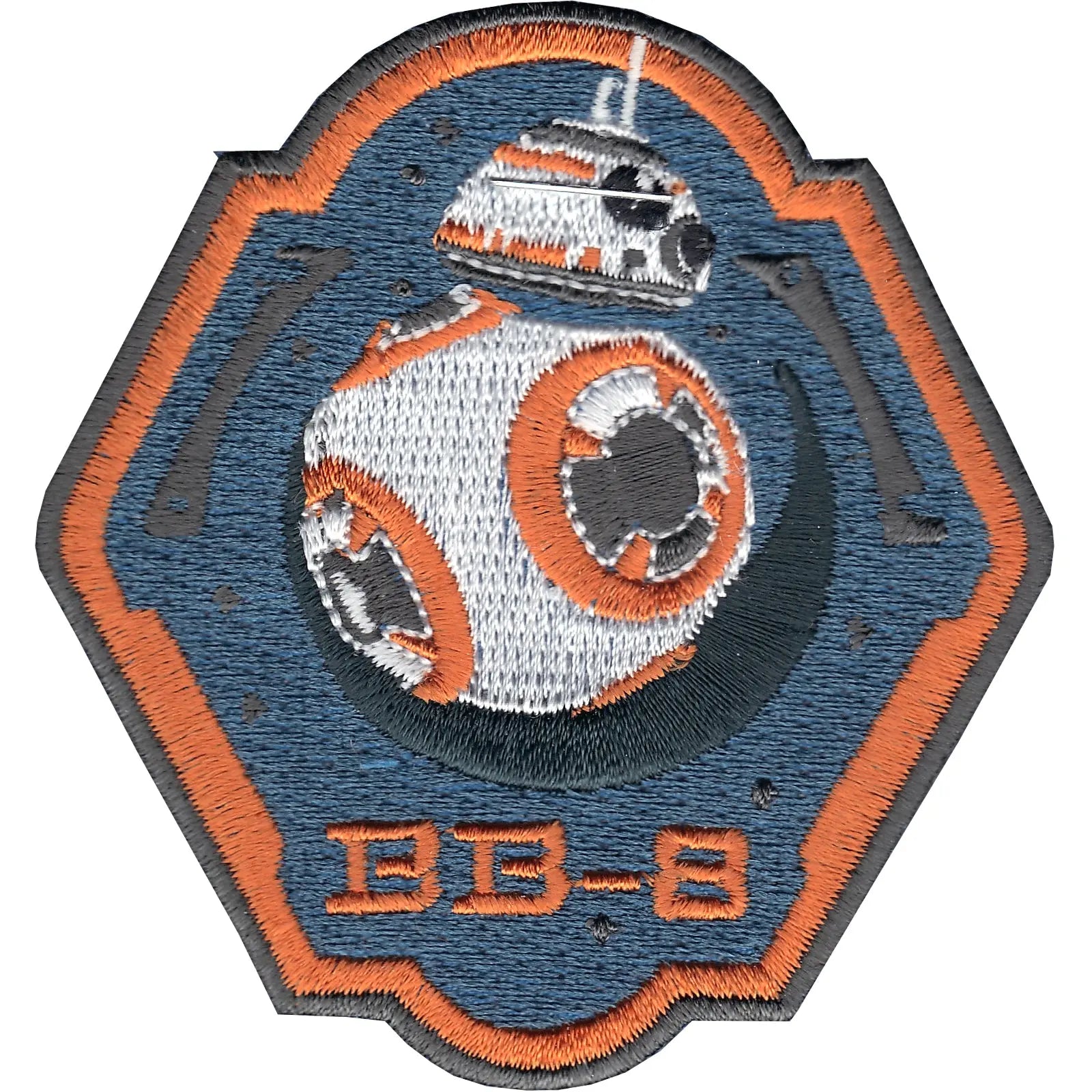 Star Wars Official 'BB-8' Iron On Patch (Orange Border)