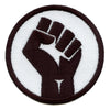 Black Power BLM Fist Embroidered Iron On Patch 