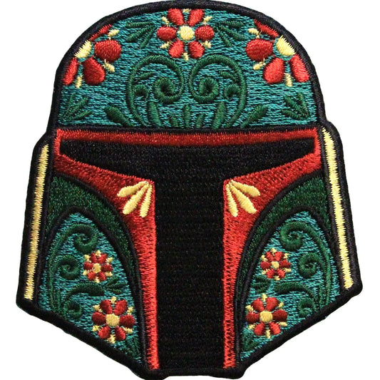 Star Wars Official Boba Fett Helmet Iron On Patch (Alt) 