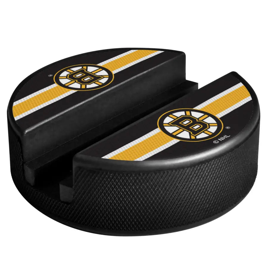 Boston Bruins Phone Device Hockey Puck Holder