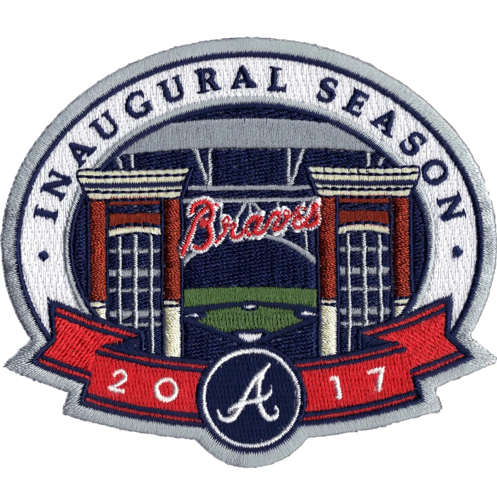 2017 Atlanta Braves Inaugural Season Jersey Sleeve Patch 