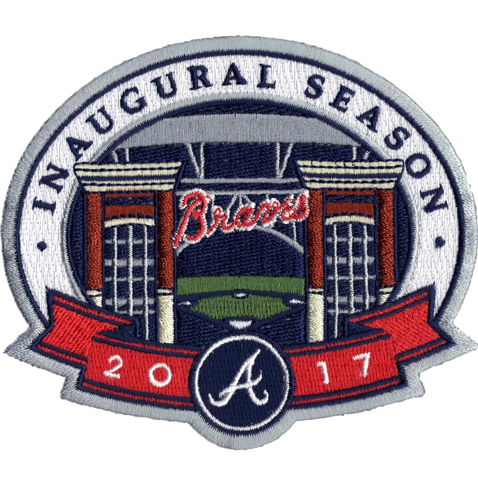 2017 Atlanta Braves Inaugural Season Jersey Sleeve Patch