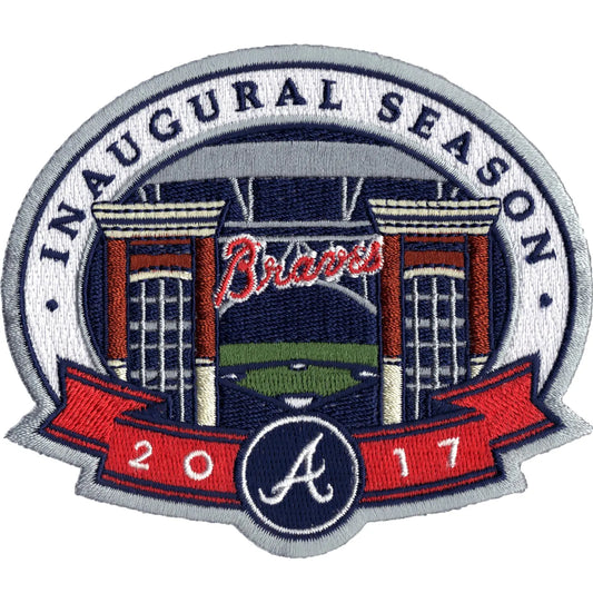 2017 Atlanta Braves Inaugural Season Jersey Sleeve Patch 