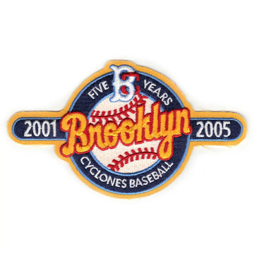 2005 Brooklyn Cyclones Baseball Five Years Anniversary Patch 