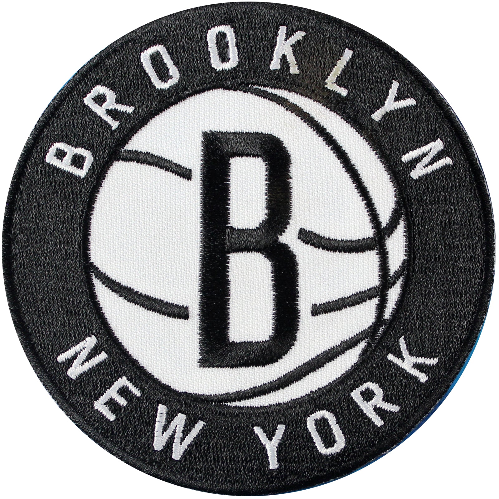 Brooklyn Nets Patch, 🏀Basketball Team Emblem, Embroidered Sports Logo,  3.2x4.4"