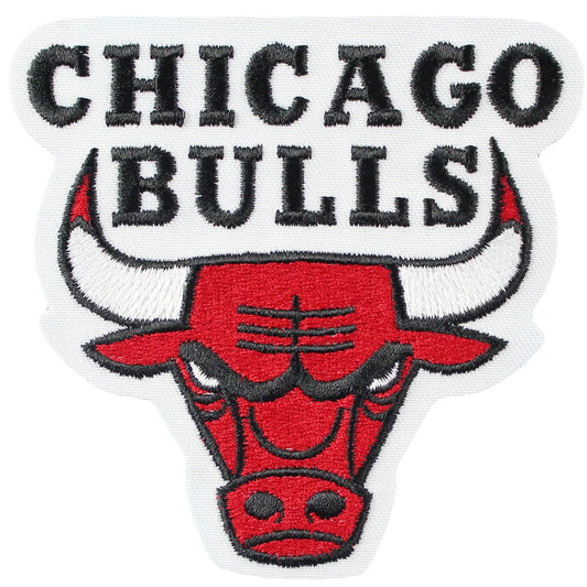 Chicago Bulls Large Sticker Iron On NBA Patch 