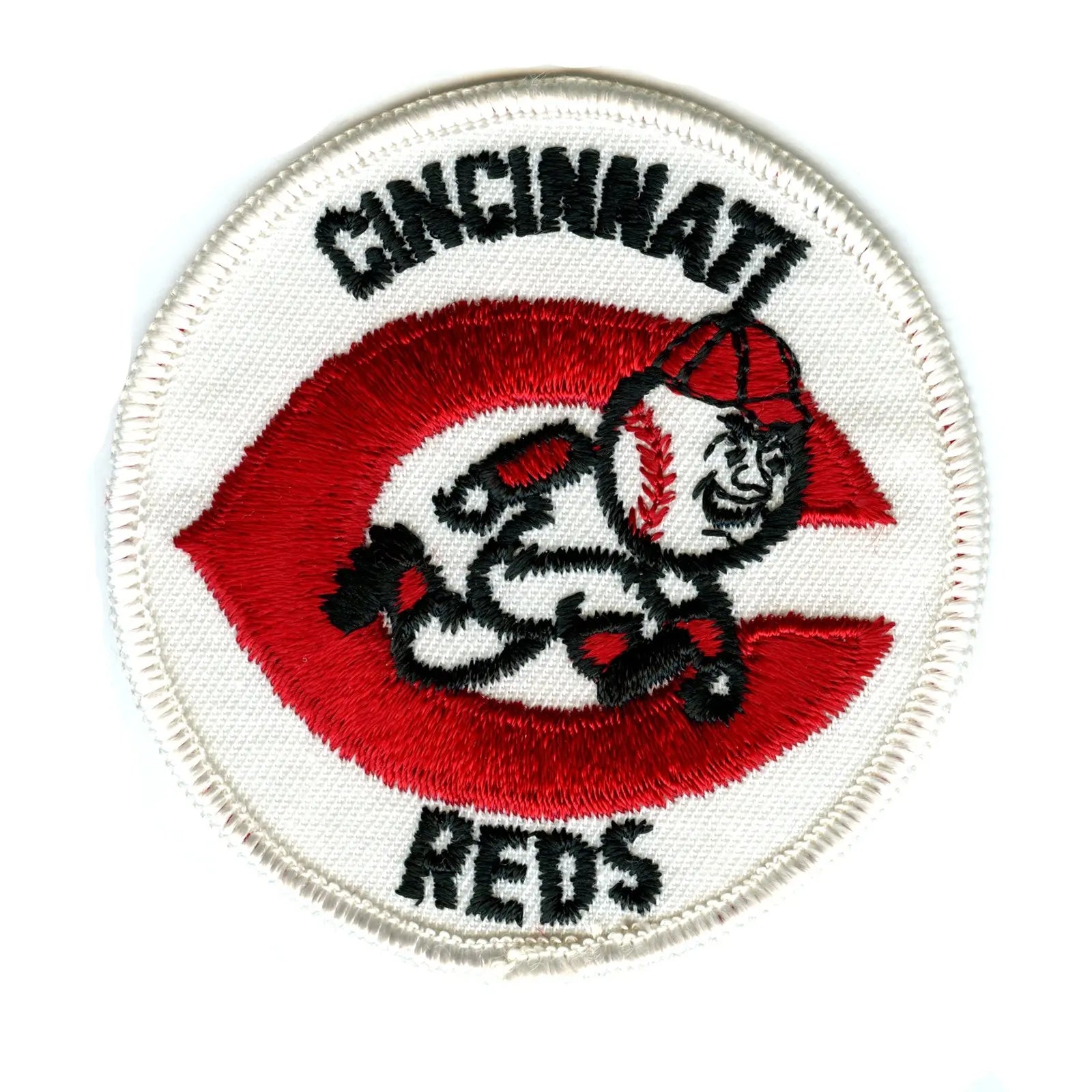 1970'S Cincinnati Reds MLB Baseball Vintage Round Team Logo Patch