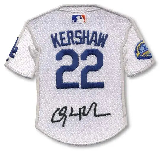 Clayton Kershaw Los Angeles Dodgers Mini Player Jersey #22 with Signature  Patch
