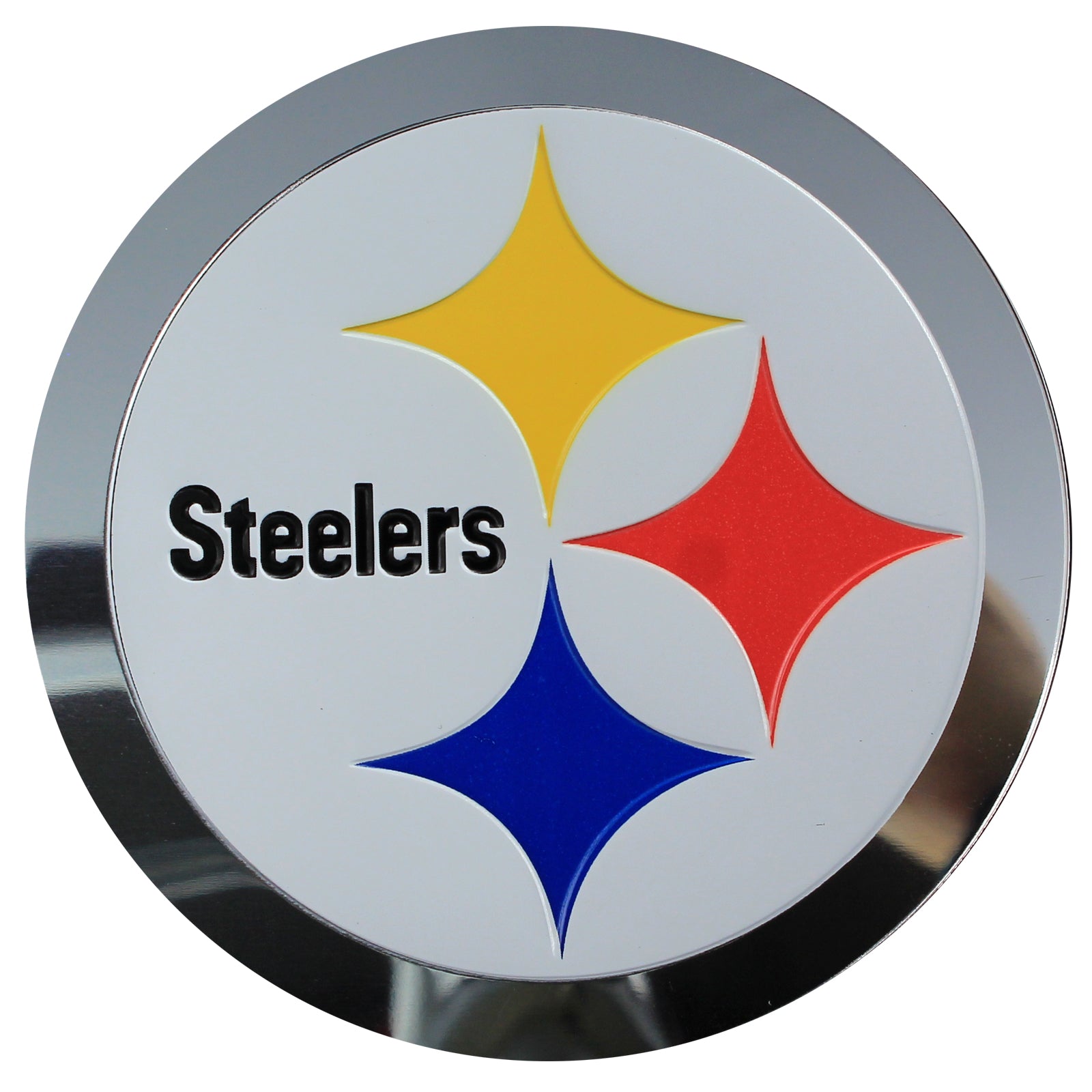 Pittsburgh Steelers Colored Aluminum Car Auto Emblem