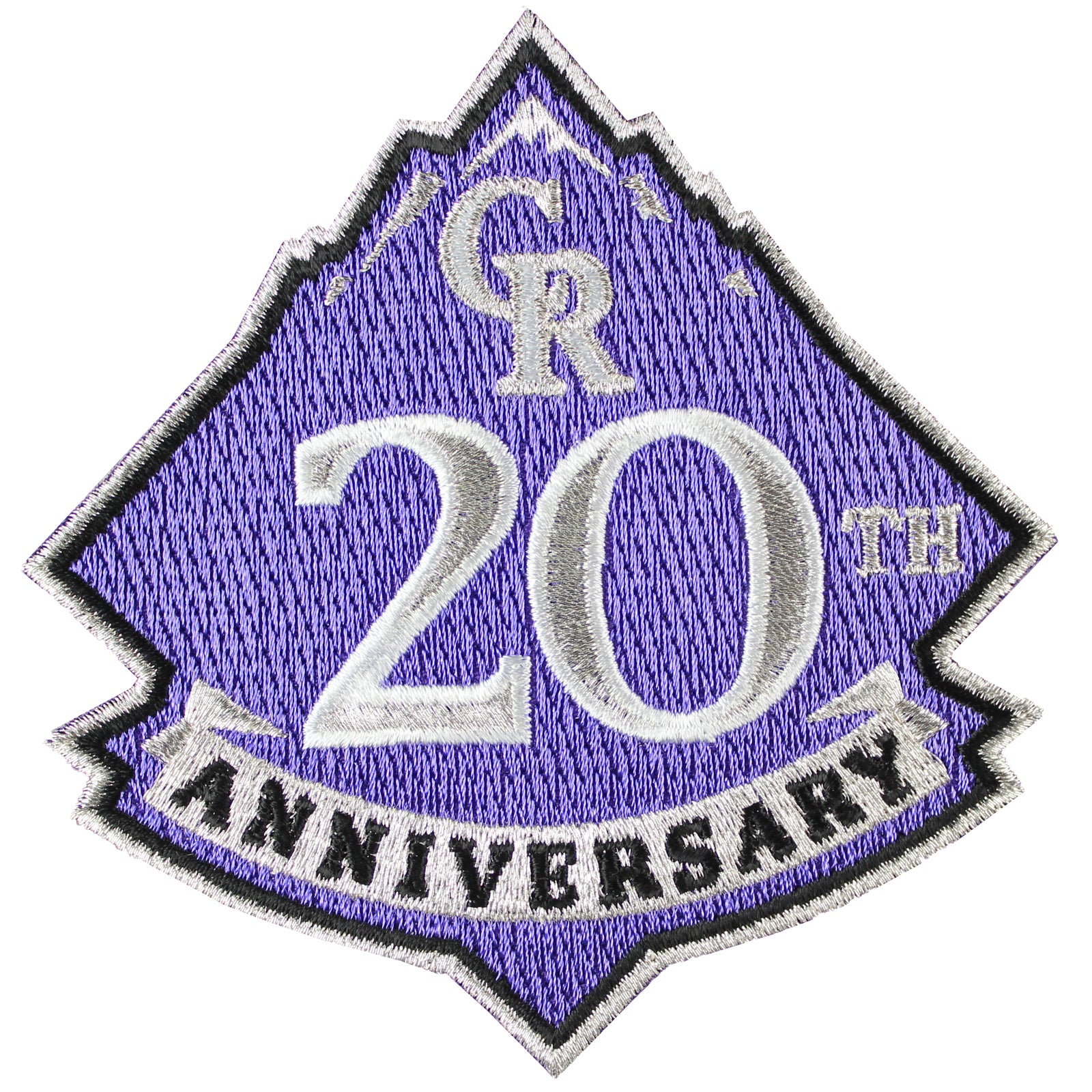 2013 Colorado Rockies 20th Anniversary Logo Sleeve Patch