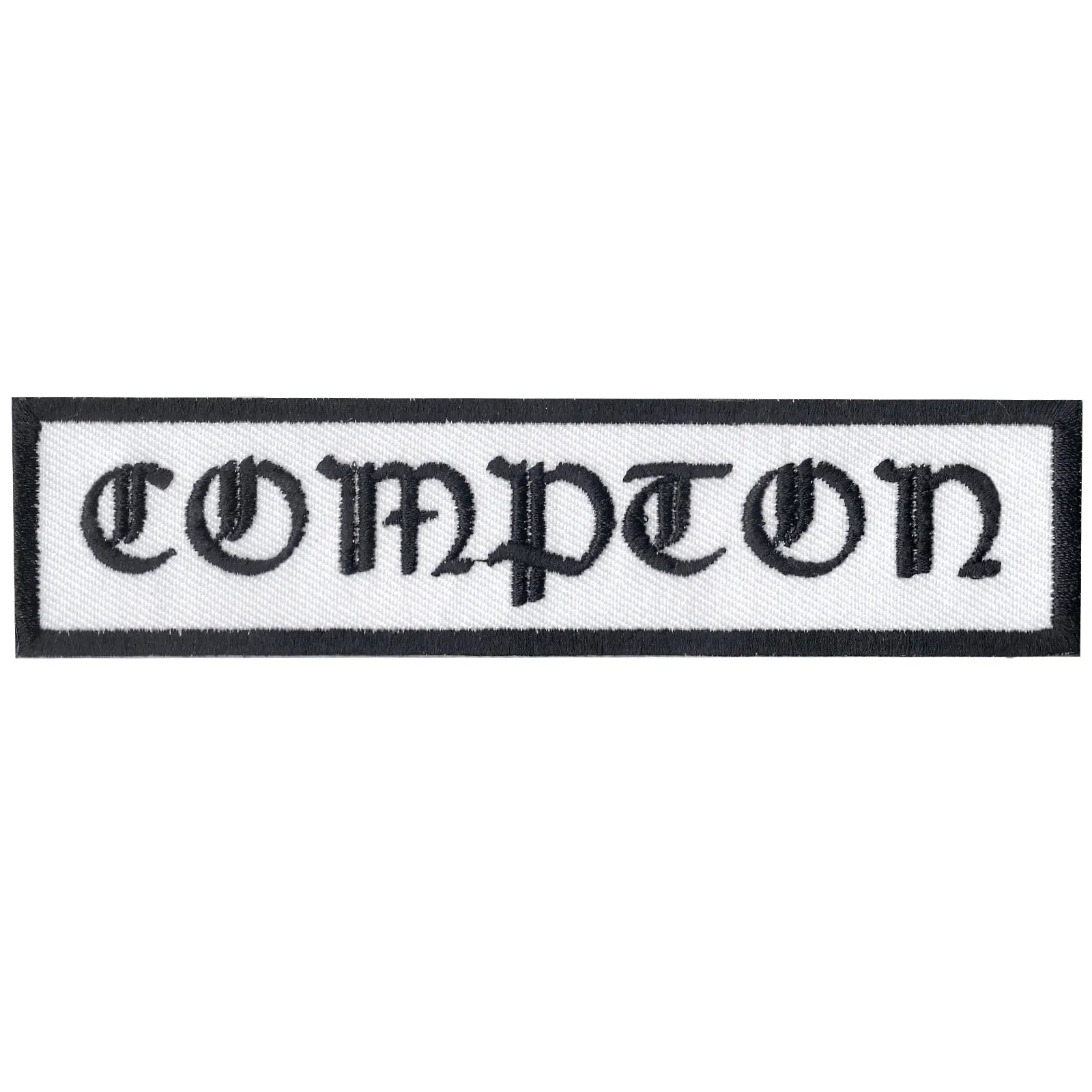 Compton Embroidered Iron On Patch
