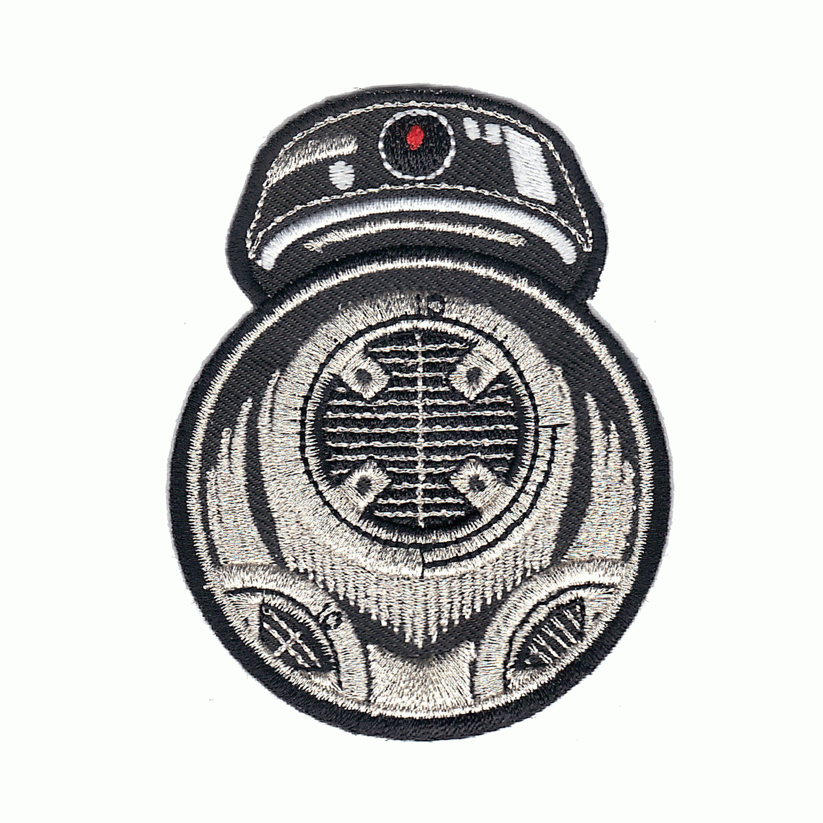 Star Wars The Last Jedi Dark Side BB-9E Logo Iron On Patch