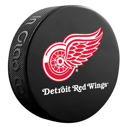 Detroit Red Wings Basic Collectors NHL Hockey Game Puck 