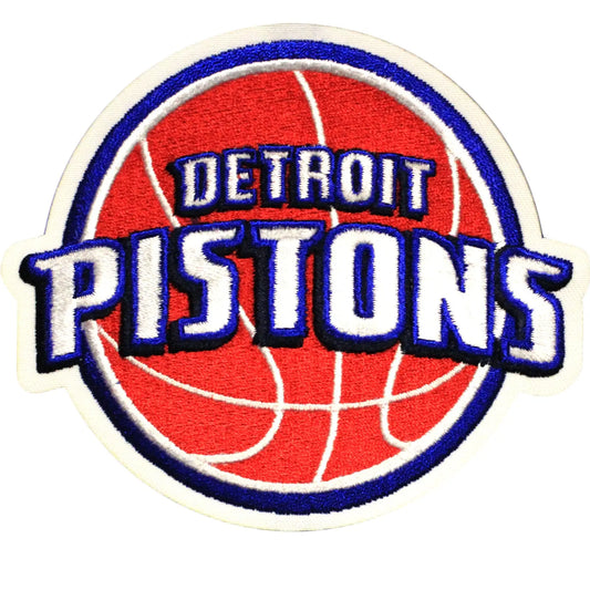 Detroit Pistons Large Sticker Iron On NBA Patch 